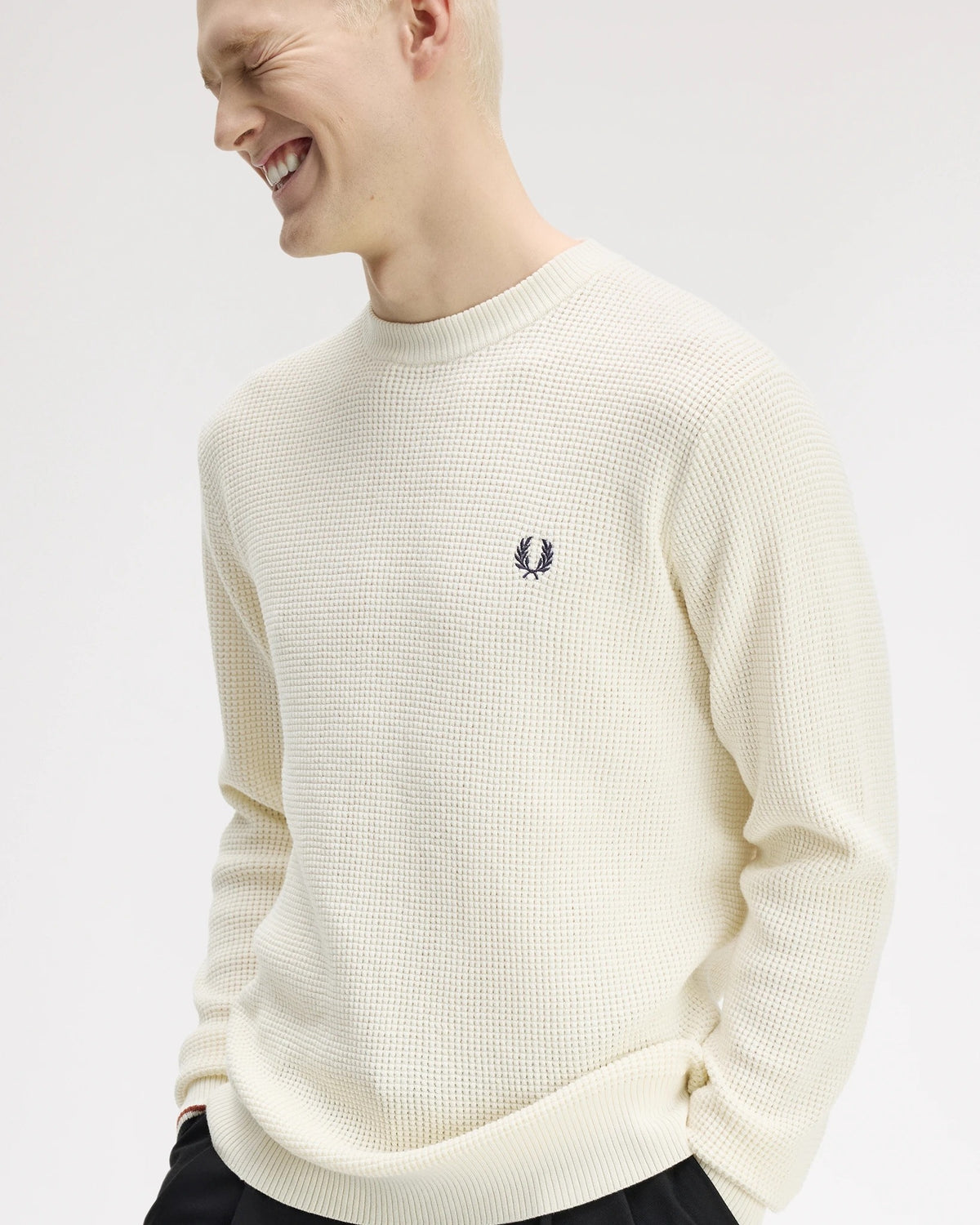 WAFFLE STITCH JUMPER ecru | Bildmaterial bereitgestellt von SHOES.PLEASE.