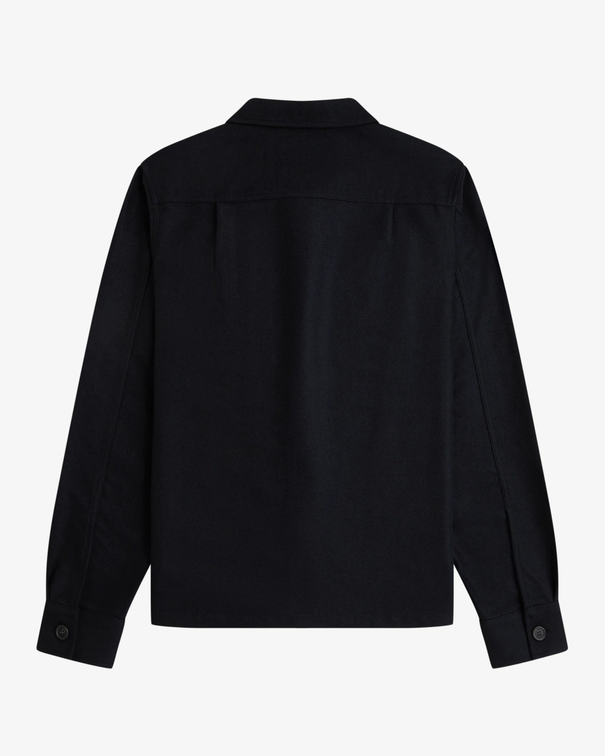BRUSHED TWILL OVERSHIRT black | Bildmaterial bereitgestellt von SHOES.PLEASE.