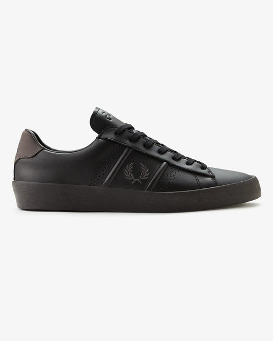 TOPSPIN LEATHER black