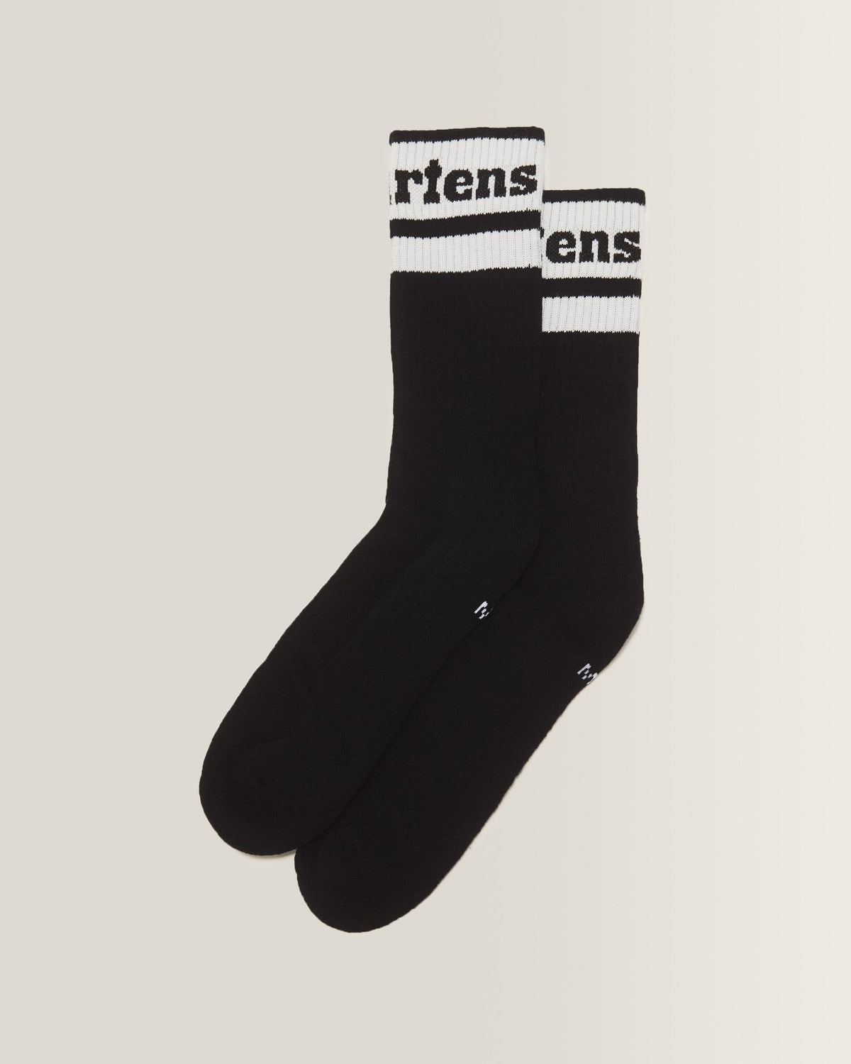 DR.MARTENS Socken Athletic Logo Black+White Organic Cotton Blend | Bildmaterial bereitgestellt von SHOES.PLEASE.