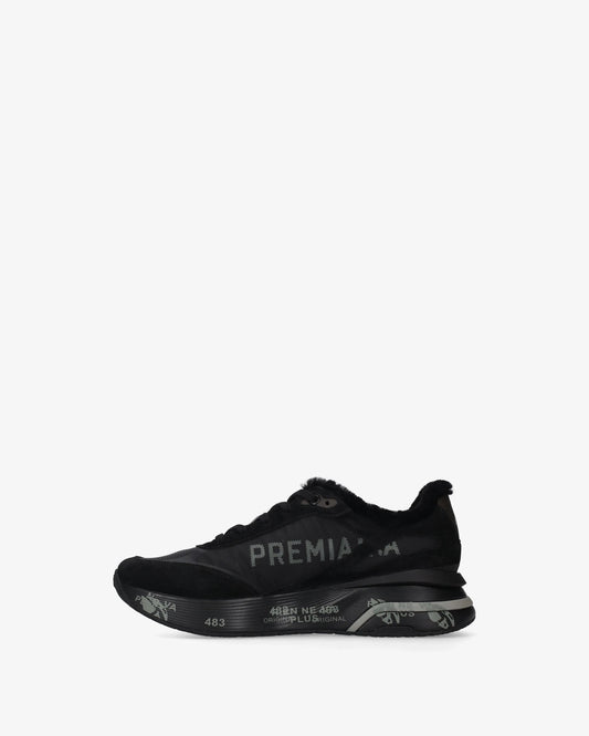 PREMIATA Schuhe Herren MOERUN schwarz Lammfell