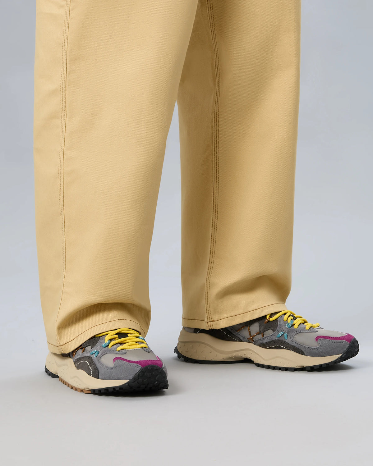 Yamabushi Man Suede/Nylon dark grey mud brown | Bildmaterial bereitgestellt von SHOES.PLEASE.