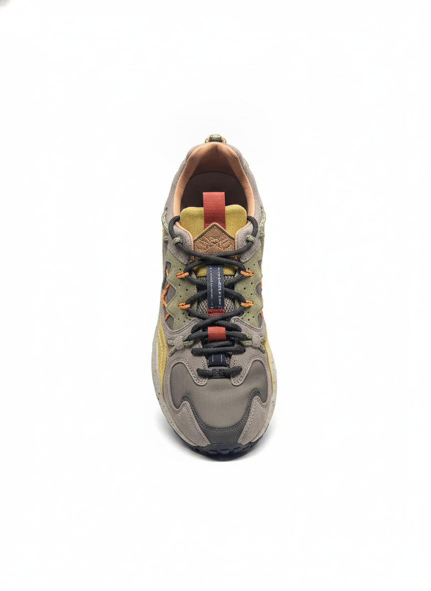 Yamabushi Man Suede/Nylon mud dark brown acid | Bildmaterial bereitgestellt von SHOES.PLEASE.