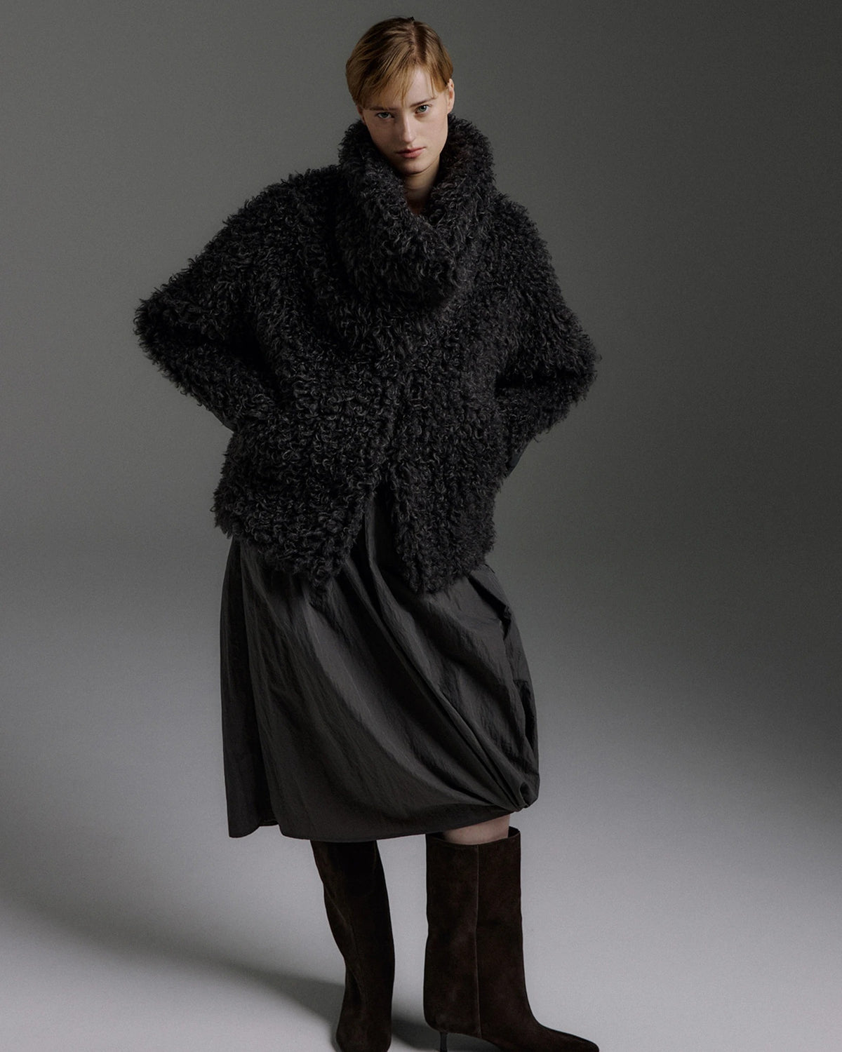 Ona Woven Mix Jacket ash | Bildmaterial bereitgestellt von SHOES.PLEASE.