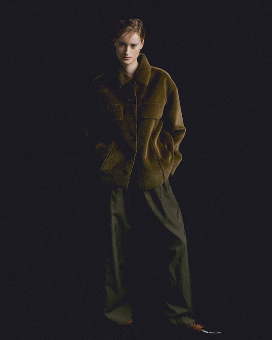 Hush Button Jacket khakigreen