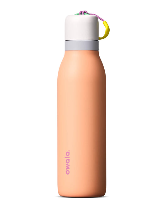 OWALA Trinkflasche FreeSip Twist 18oz peachy keen