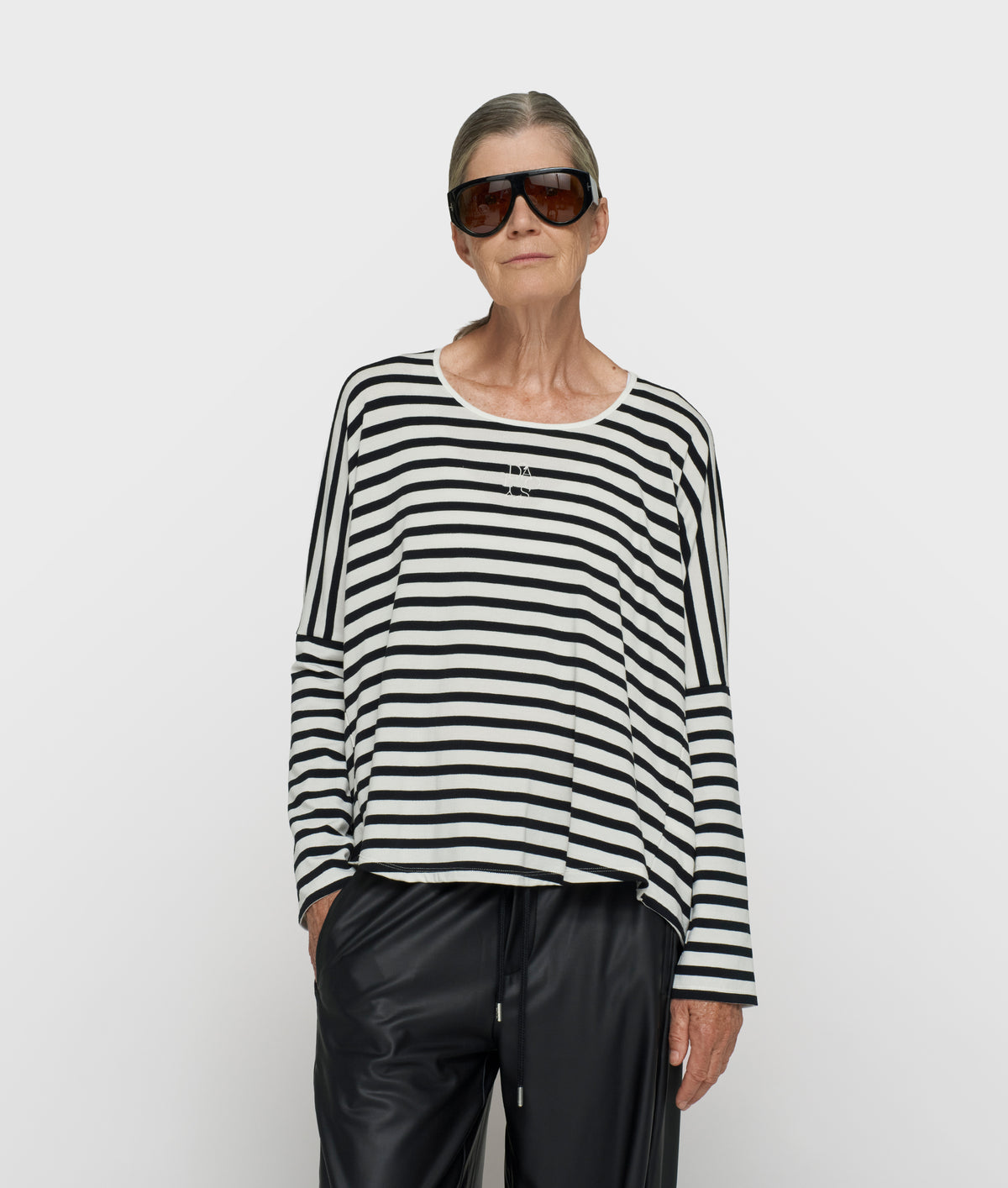 10DAYS Longsleeve Damen modal stripes beige | Bildmaterial bereitgestellt von SHOES.PLEASE.