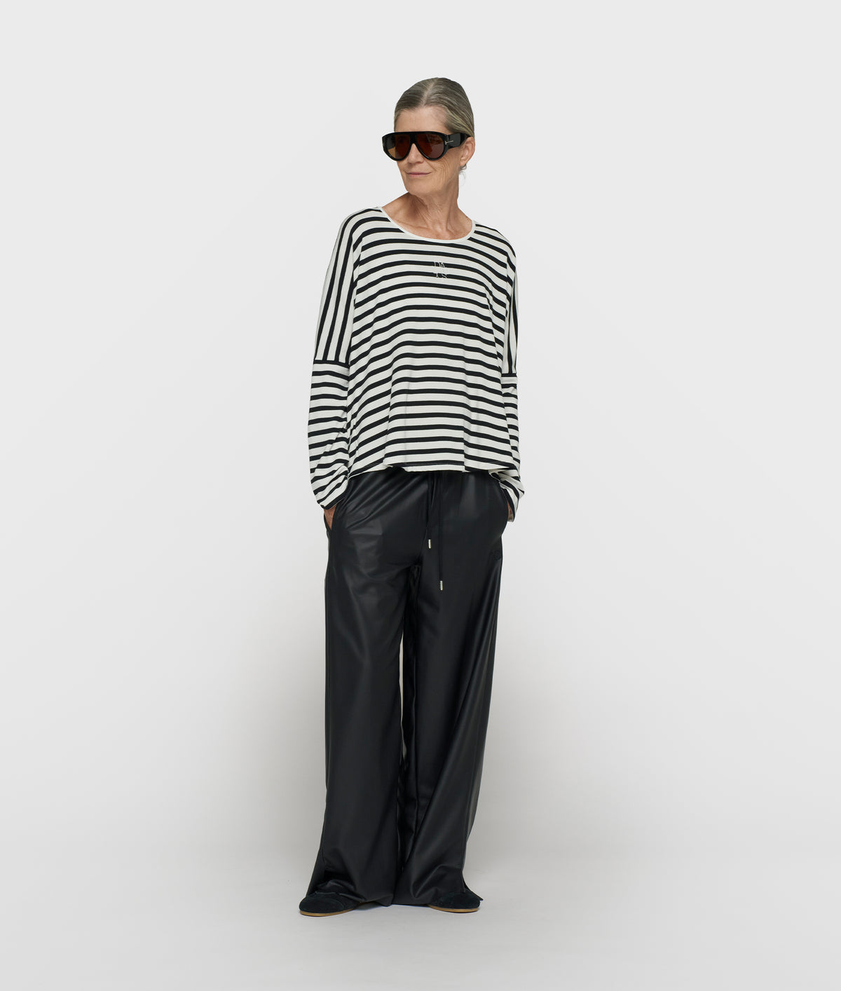 10DAYS Longsleeve Damen modal stripes beige | Bildmaterial bereitgestellt von SHOES.PLEASE.