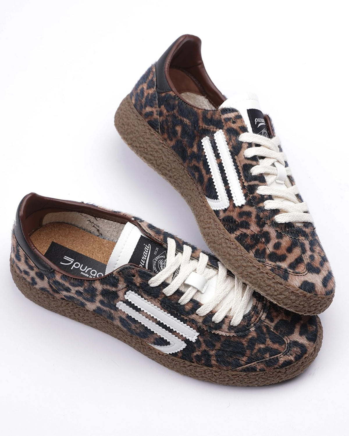 PURAAI Schuhe Damen 6.01 XS braun Leopard | Bildmaterial bereitgestellt von SHOES.PLEASE.