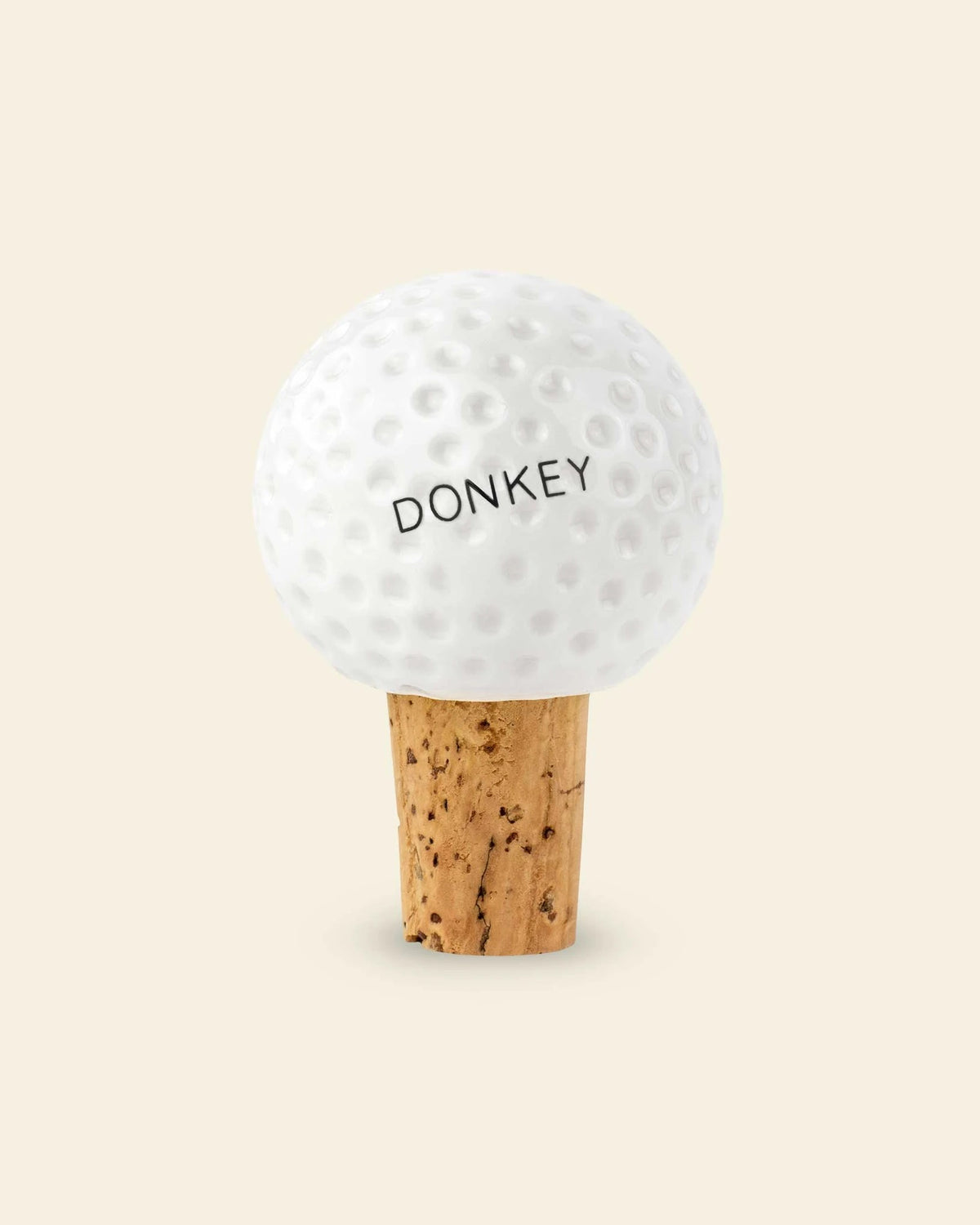 DONKEY Flaschenverschluss Icons of Sport Golfball weiß | Bildmaterial bereitgestellt von SHOES.PLEASE.