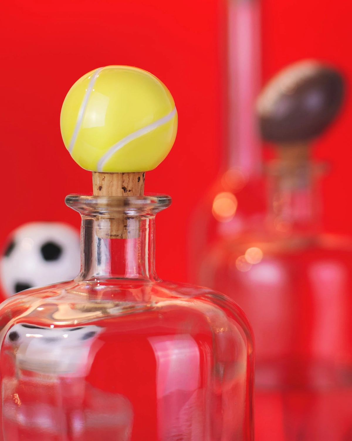 DONKEY Flaschenverschluss Icons of Sport Tennisball gelb | Bildmaterial bereitgestellt von SHOES.PLEASE.