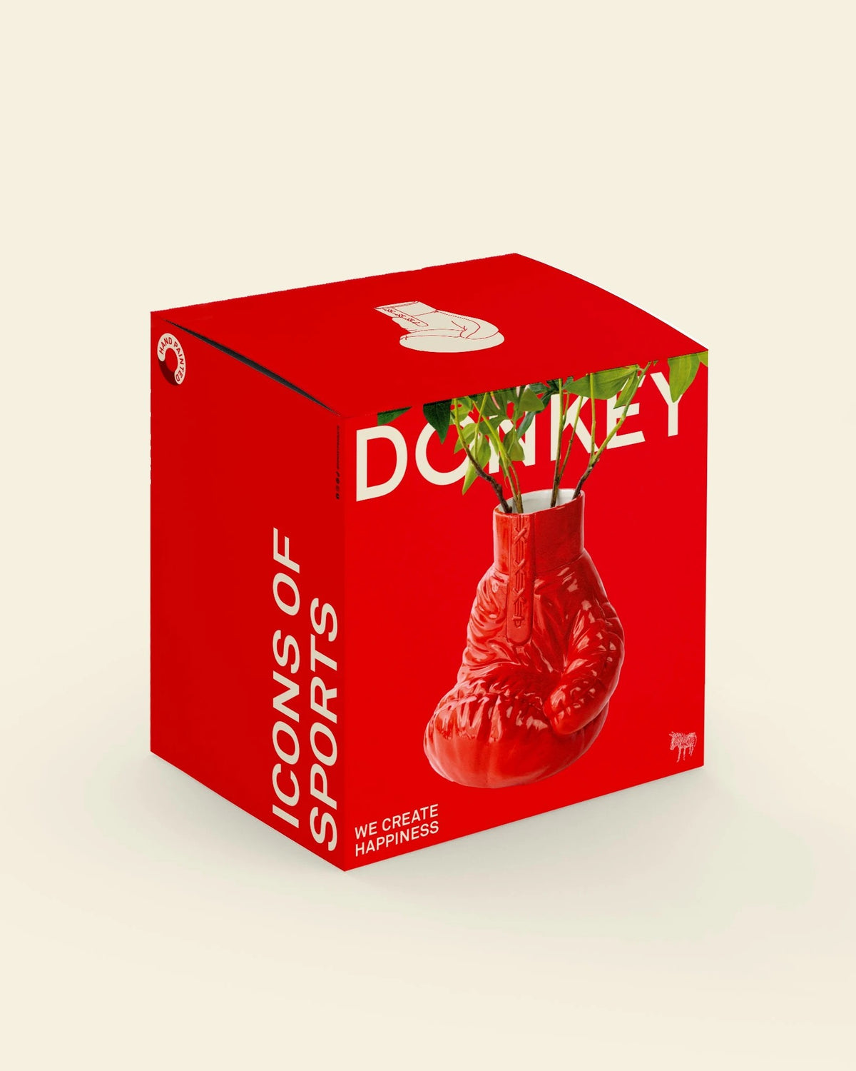 DONKEY Vase Icons of Sport Boxhandschuh rot | Bildmaterial bereitgestellt von SHOES.PLEASE.