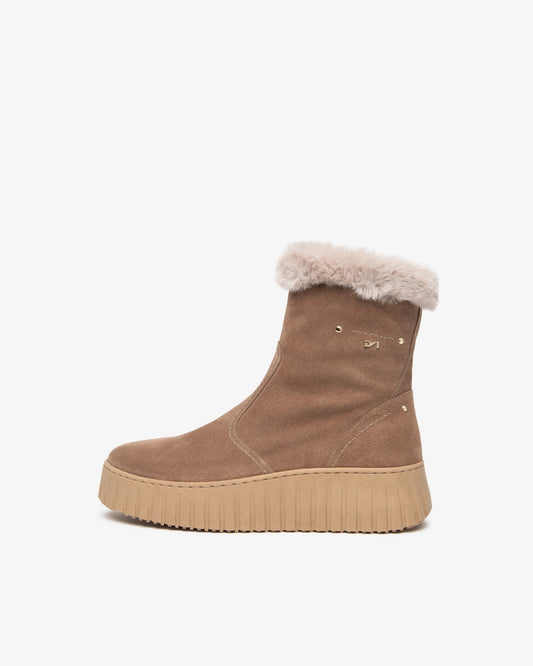 NERO GIARDINI Stiefeletten Damen I617512D Velour braun