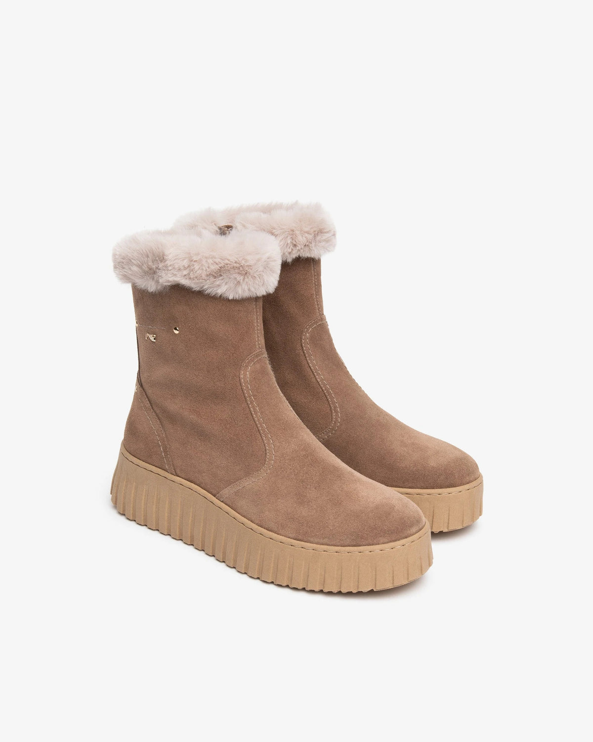 NERO GIARDINI Stiefeletten Damen I617512D Velour braun | Bildmaterial bereitgestellt von SHOES.PLEASE.