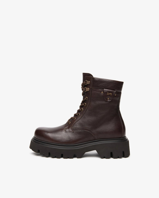 NERO GIARDINI Biker-Boots Damen I618064D Kronos braun