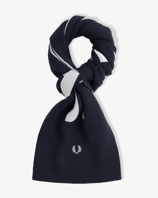 BOLD BRANDING SCARF navy