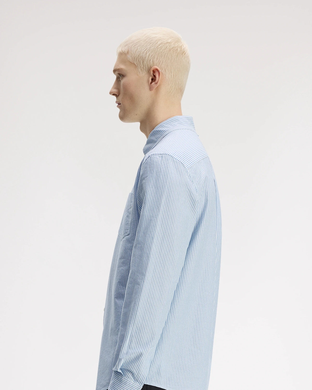 RELAXED STRIPED OXFORD SHIRT sky blue | Bildmaterial bereitgestellt von SHOES.PLEASE.