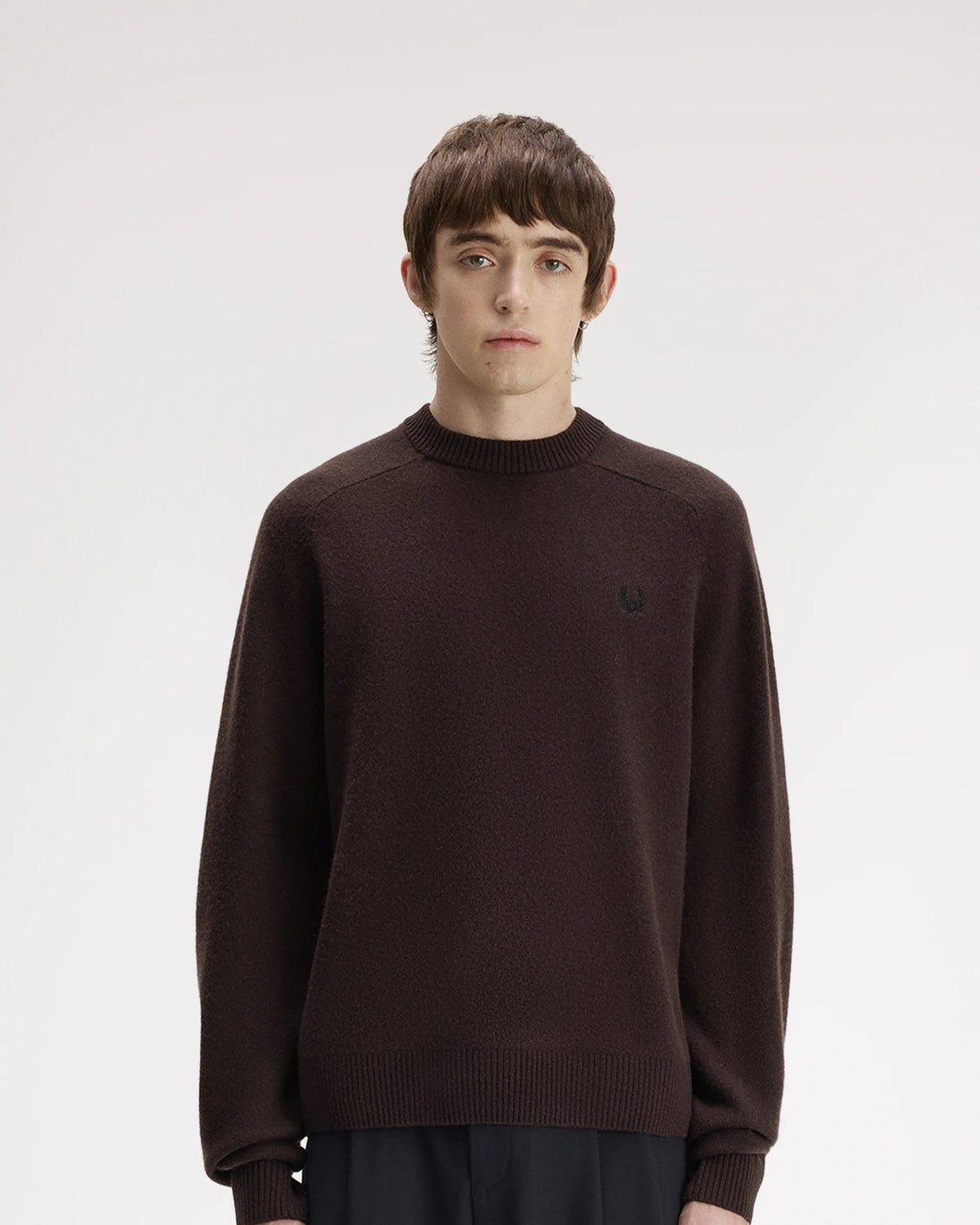 SADDLE SLEEVE JUMPER rich brown | Bildmaterial bereitgestellt von SHOES.PLEASE.
