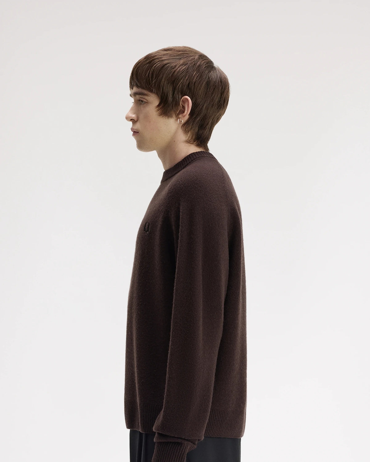 SADDLE SLEEVE JUMPER rich brown | Bildmaterial bereitgestellt von SHOES.PLEASE.