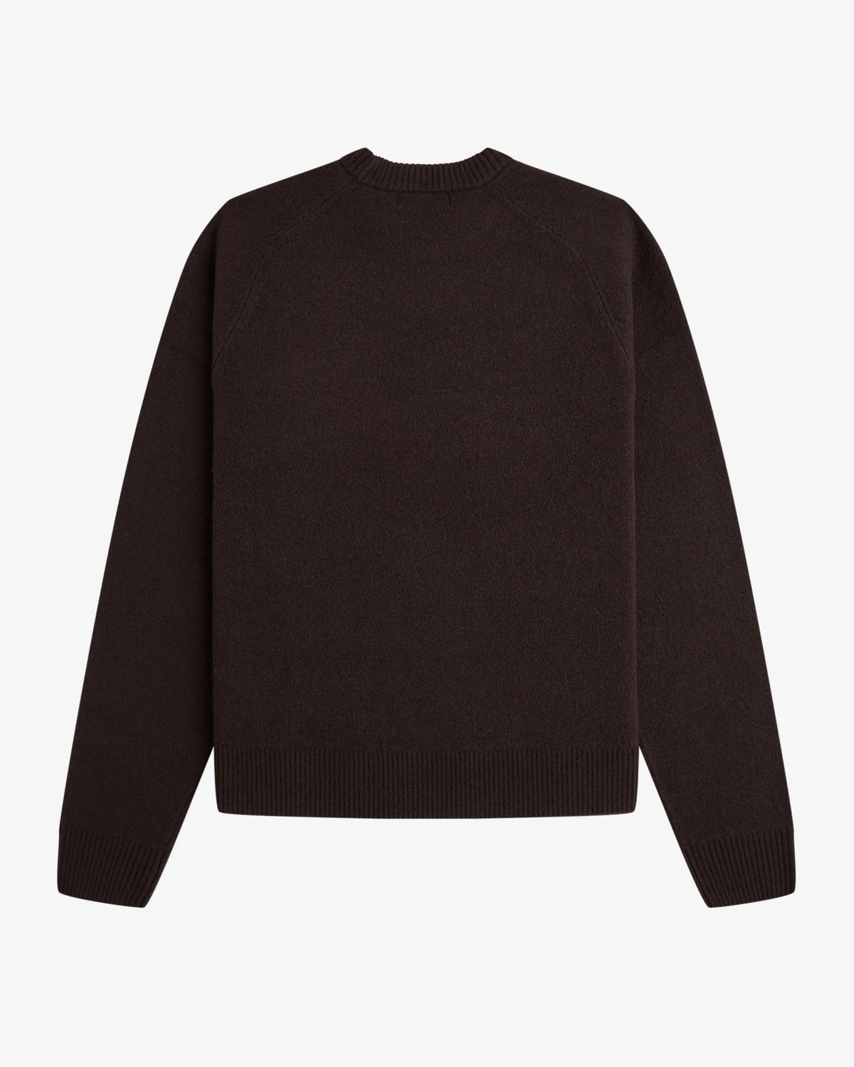 SADDLE SLEEVE JUMPER rich brown | Bildmaterial bereitgestellt von SHOES.PLEASE.