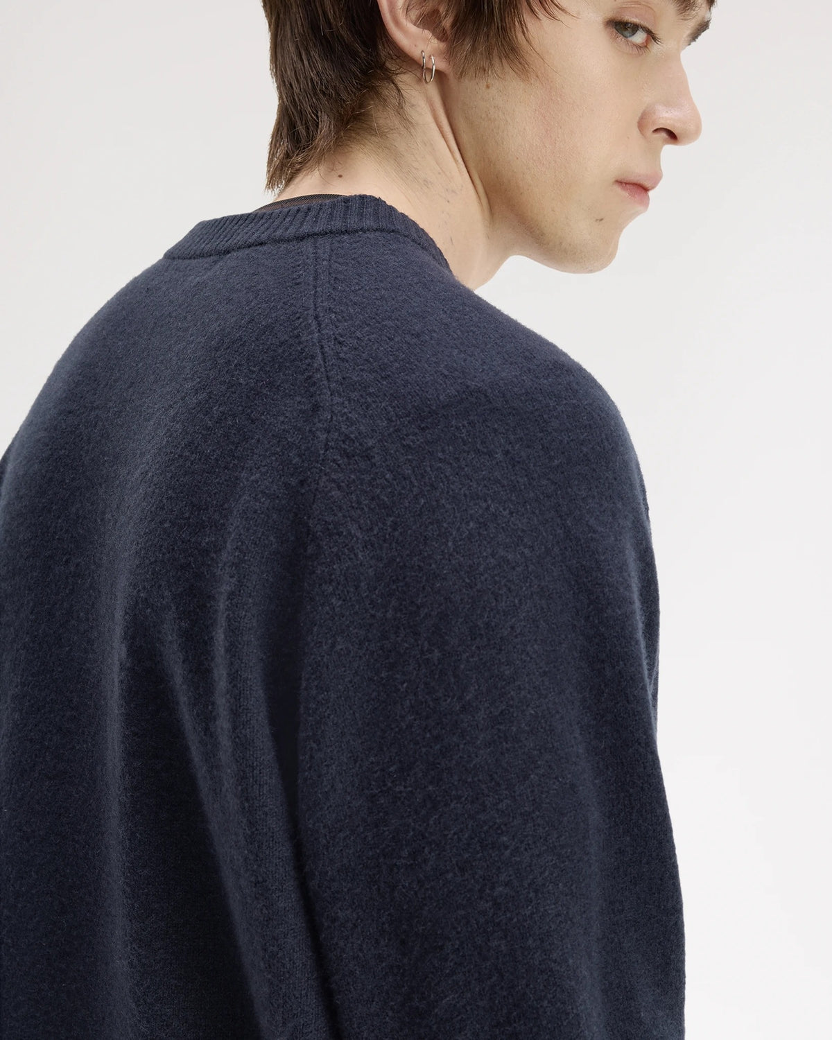 SADDLE SLEEVE CARDIGAN navy | Bildmaterial bereitgestellt von SHOES.PLEASE.