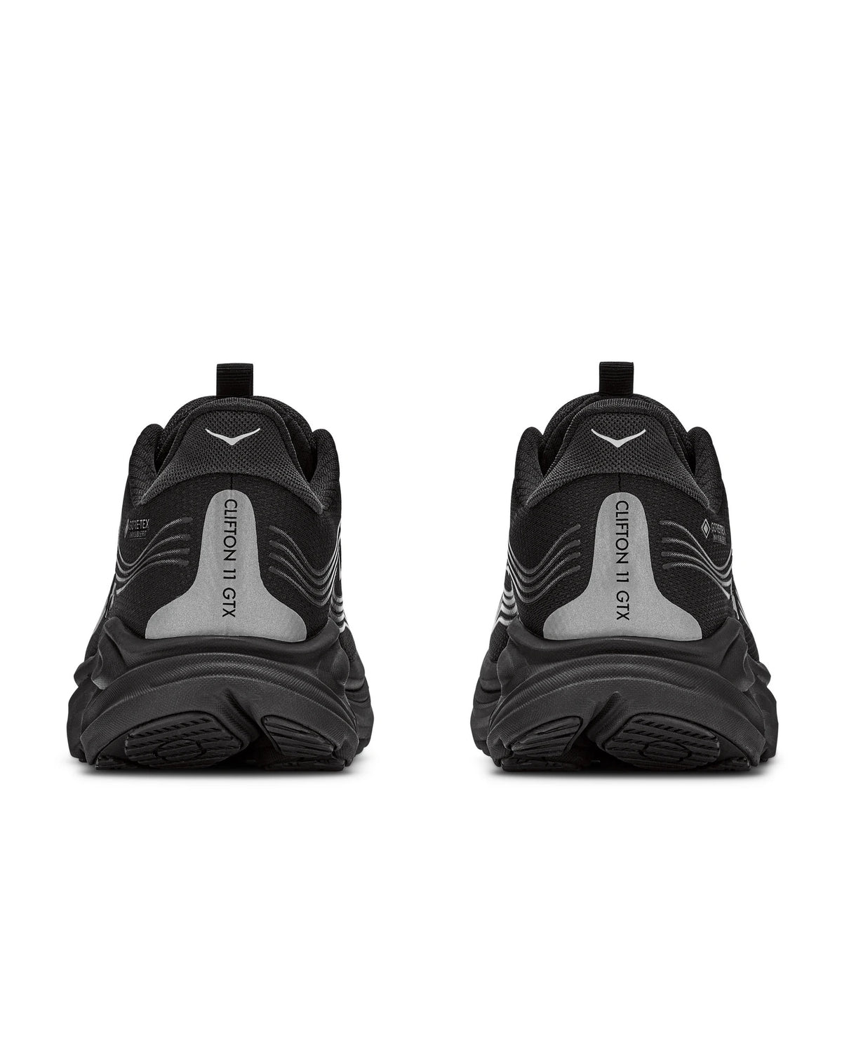 HOKA Laufschuhe Damen Clifton 11 GTX schwarz | Bildmaterial bereitgestellt von SHOES.PLEASE.