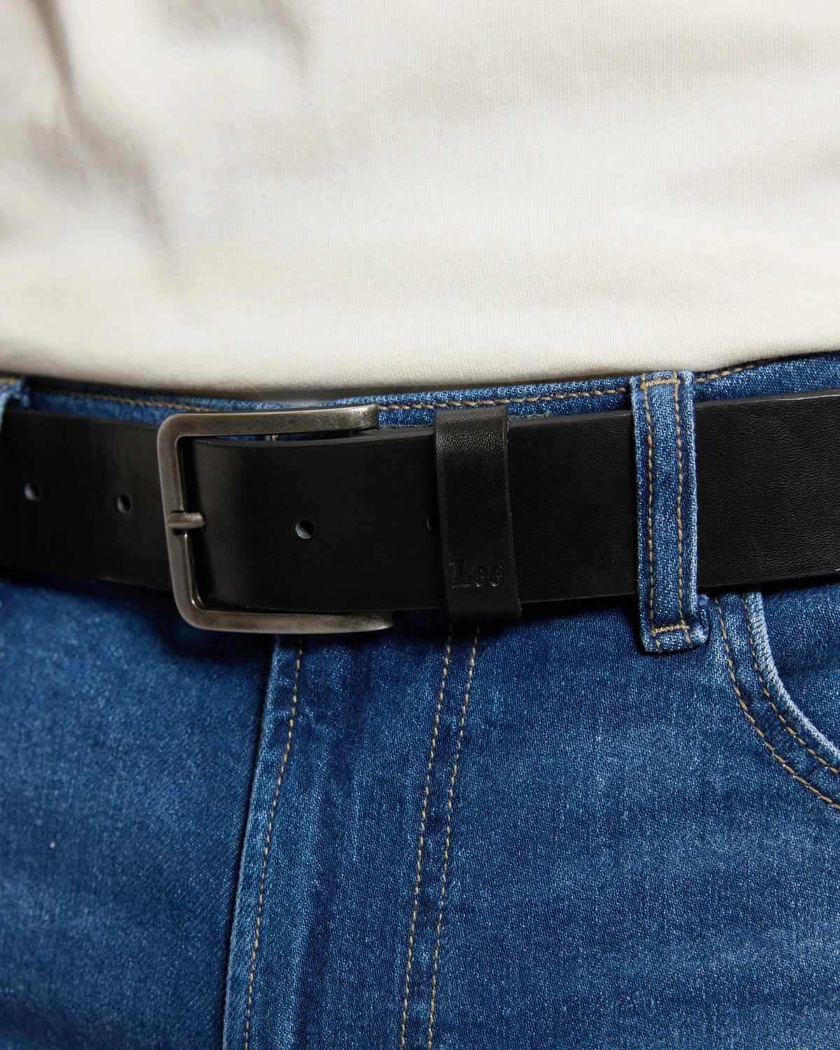 EMBOSSED LOGO BELT black | Bildmaterial bereitgestellt von SHOES.PLEASE.