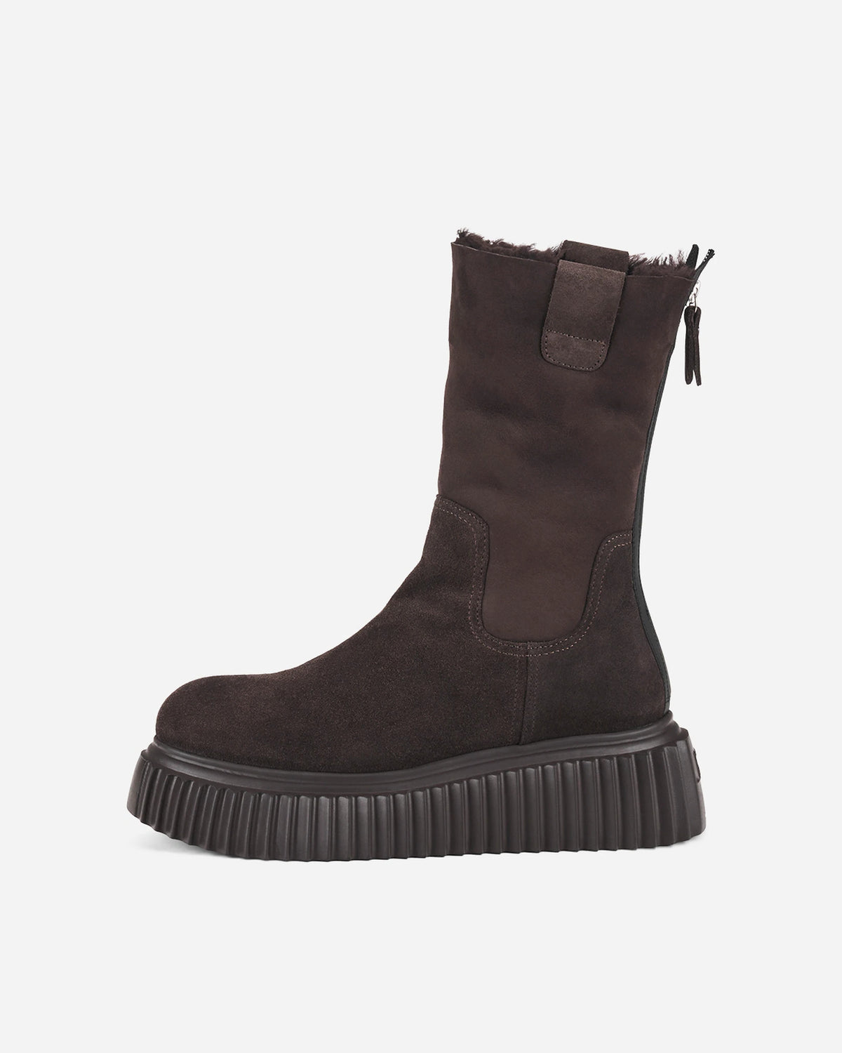 MILAGROS FUR LOWBOOT FERG-MOUT-IGGY t.moro | Bildmaterial bereitgestellt von SHOES.PLEASE.