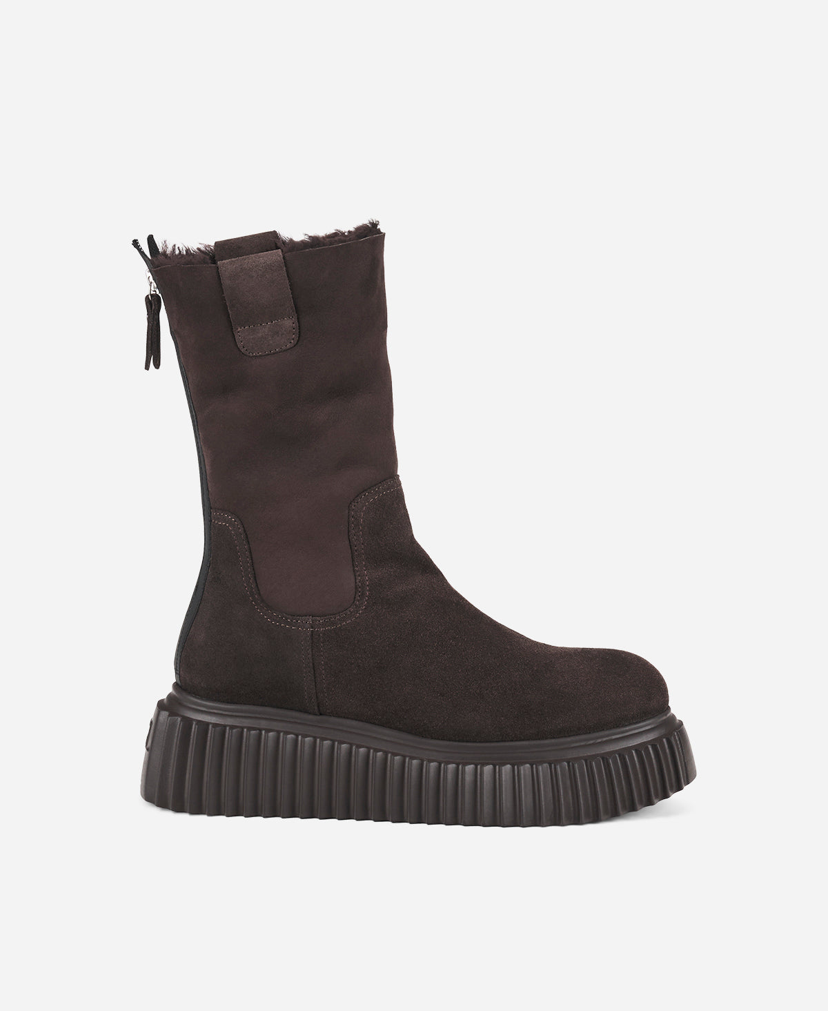 MILAGROS FUR LOWBOOT FERG-MOUT-IGGY t.moro | Bildmaterial bereitgestellt von SHOES.PLEASE.