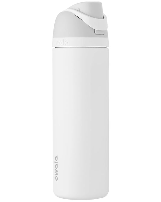 Owala FreeSip - Stainless Steel - 24-oz. - White (Shy Marshmallow)