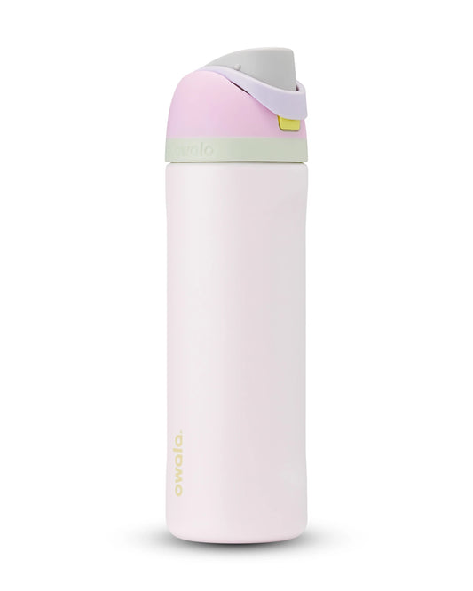 Owala FreeSip - Stainless Steel - 24-oz. - Pink/Purple (Candy Coated)