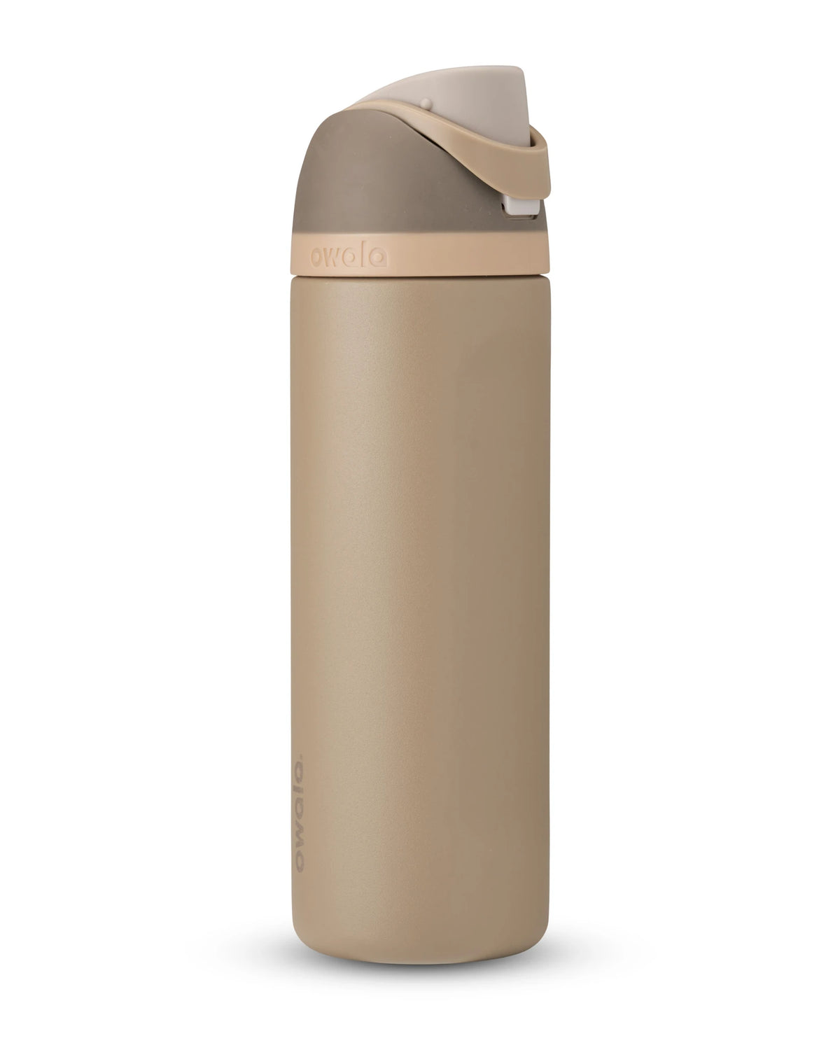 Owala FreeSip - Stainless Steel - 24-oz. - Grey/Brown (Down to Earth) | Bildmaterial bereitgestellt von SHOES.PLEASE.