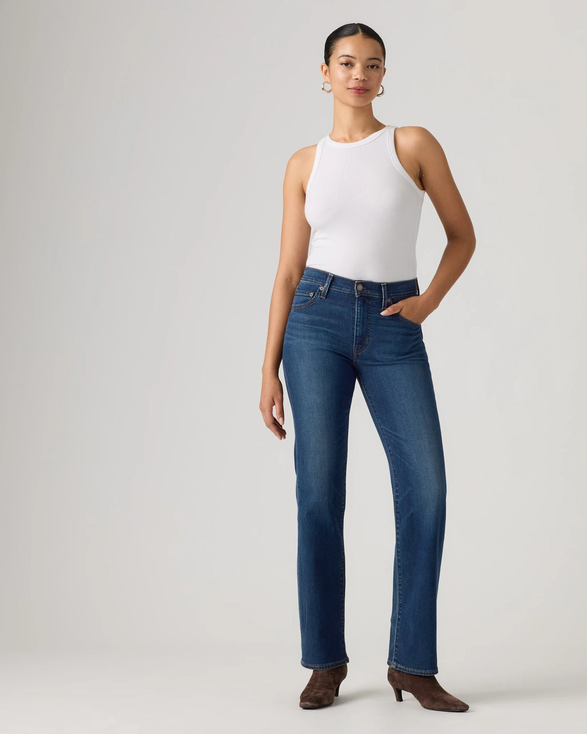 723 HIGH RISE STRAIGHT TRUE BLUE DARK | Bildmaterial bereitgestellt von SHOES.PLEASE.