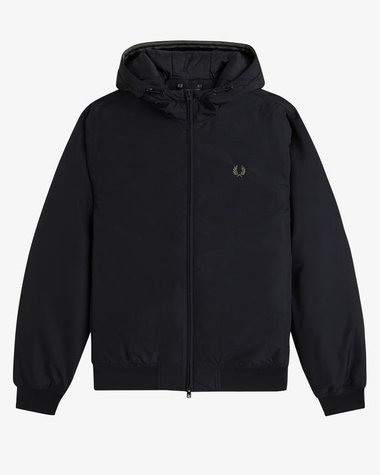 HOODED BRENTHAM JACKET black
