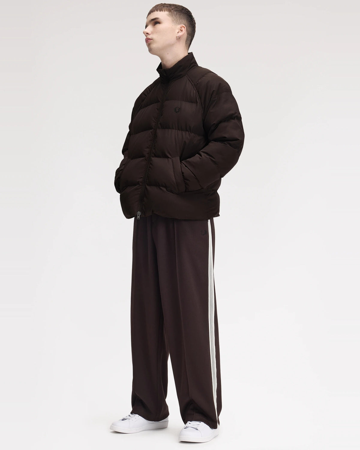 RAGLAN SLEEVE PADDED JACKET rich brown | Bildmaterial bereitgestellt von SHOES.PLEASE.