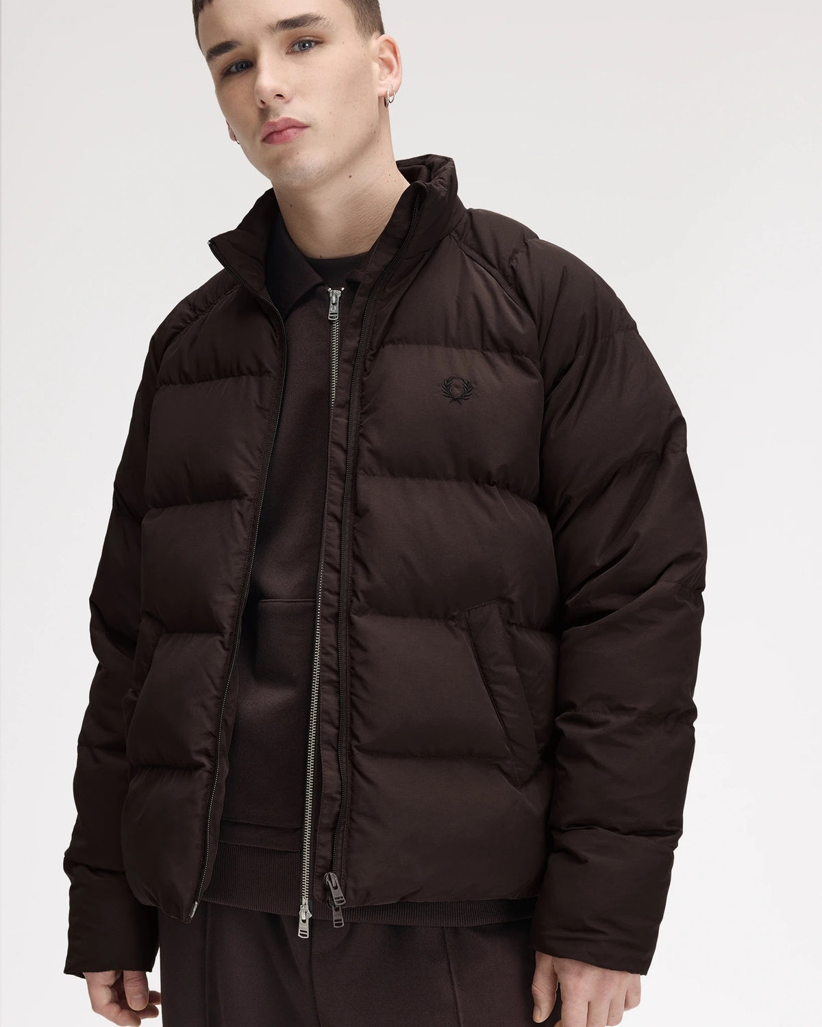 RAGLAN SLEEVE PADDED JACKET rich brown | Bildmaterial bereitgestellt von SHOES.PLEASE.