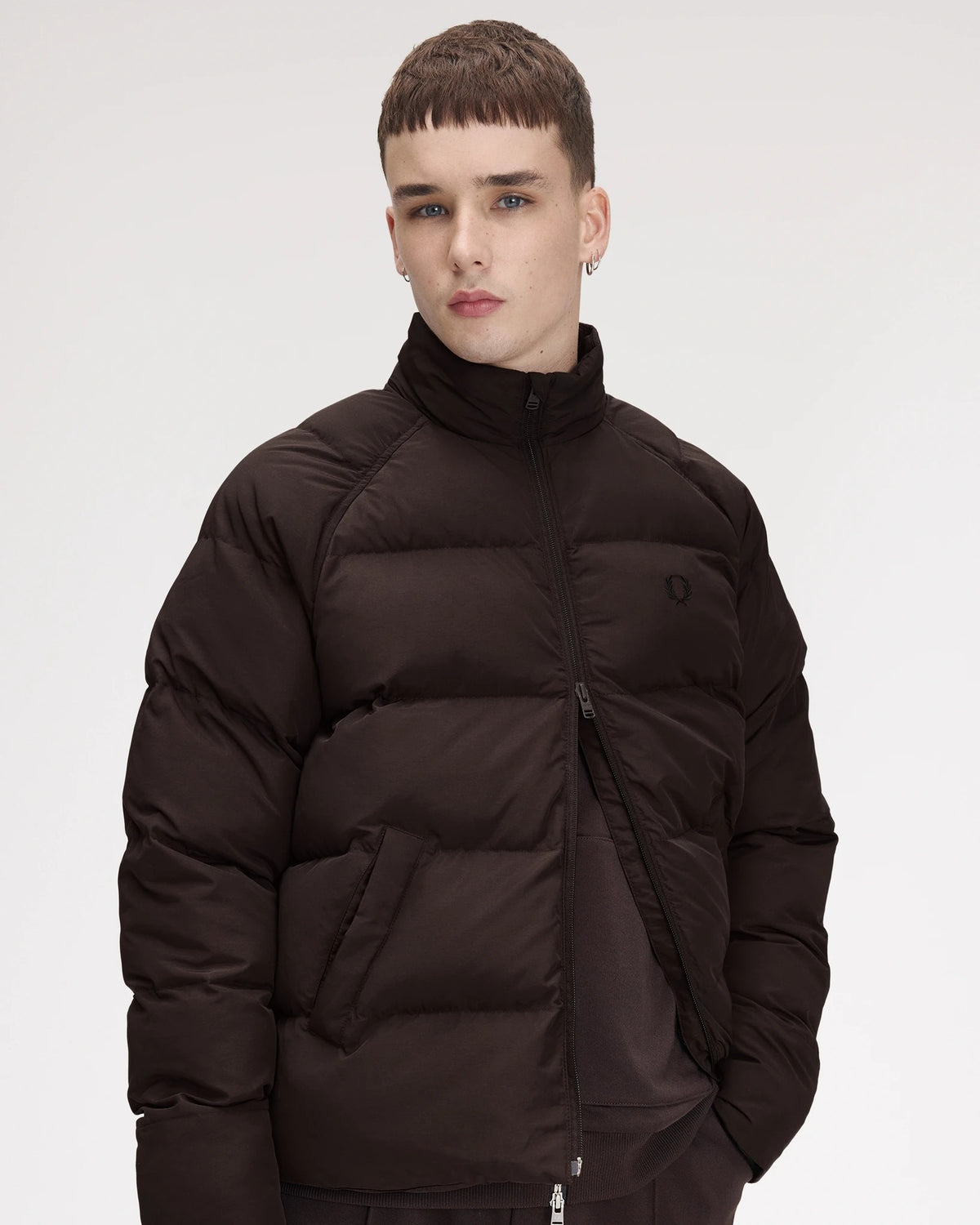 RAGLAN SLEEVE PADDED JACKET rich brown | Bildmaterial bereitgestellt von SHOES.PLEASE.