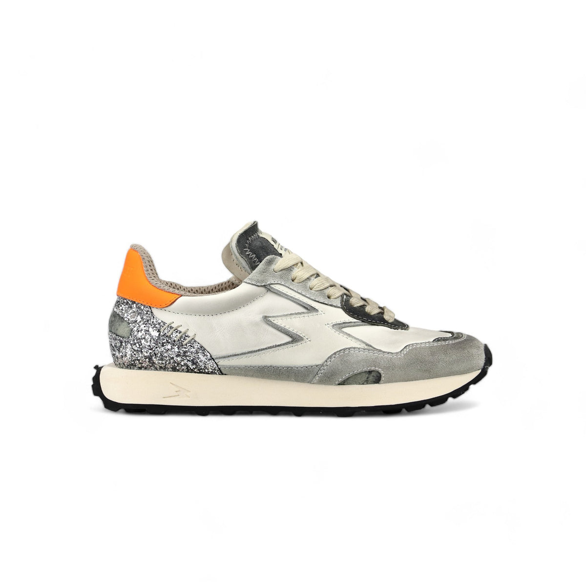 Hype Neon Orange White Leather white | Bildmaterial bereitgestellt von SHOES.PLEASE.