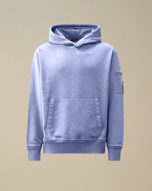 Cotton Diagonal Fleece Sweatshirt lav/vi