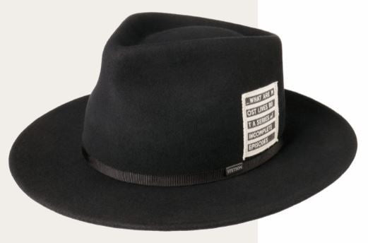 Fedora Woolfelt/Cashmere black dunkel | Bildmaterial bereitgestellt von SHOES.PLEASE.