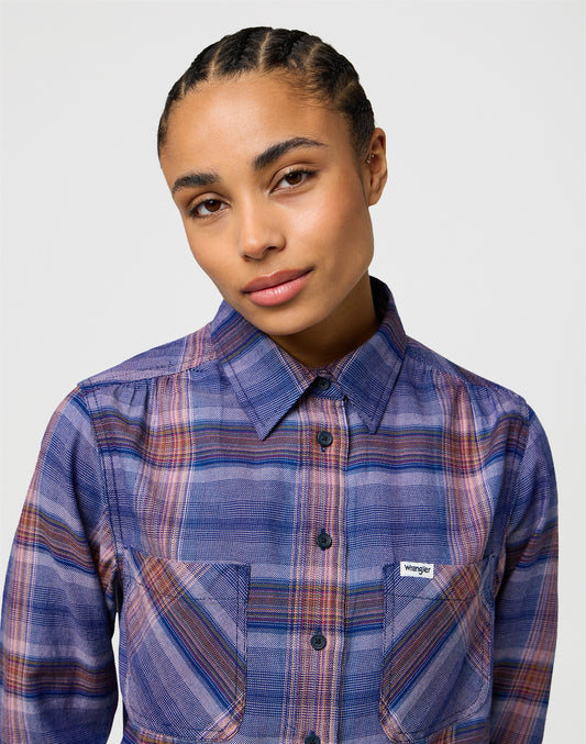 FEMME WESTERN SHIRT earth red