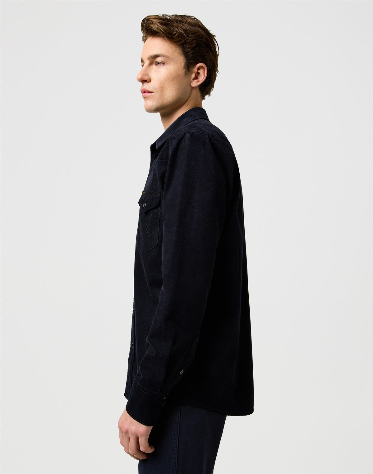 WESTERN CORD SHIRT black | Bildmaterial bereitgestellt von SHOES.PLEASE.