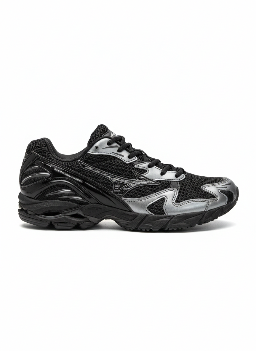SHOE WAVE RIDER 10 black/black sand/metallic gray | Bildmaterial bereitgestellt von SHOES.PLEASE.