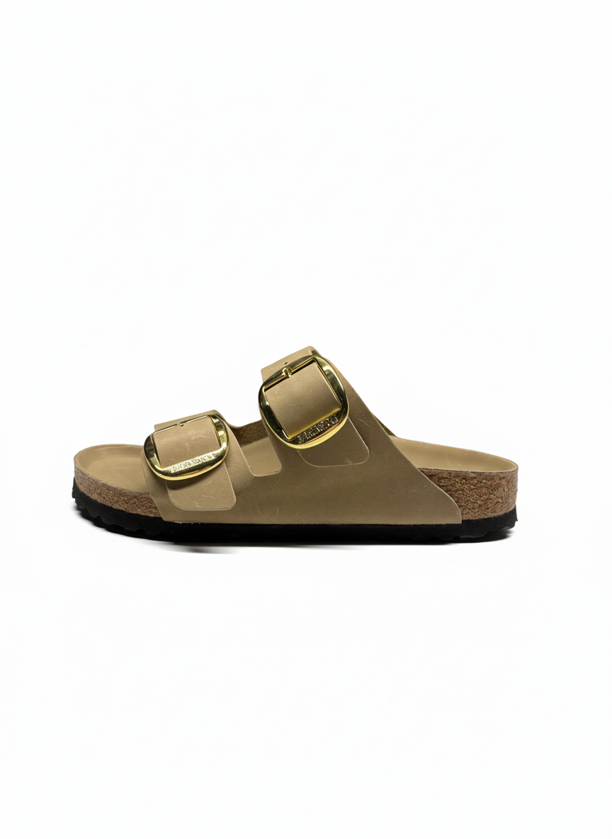 Arizona Big Buckle Oiled Leather Women Narrow tabacco brown | Bildmaterial bereitgestellt von SHOES.PLEASE.