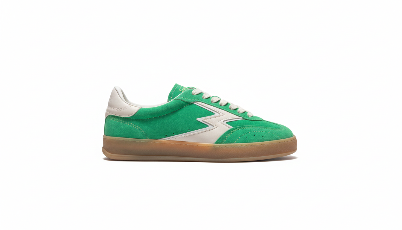 CLUB MATCHA STONEWASH SUEDE BUTTER LOGO AND DETAILS green | Bildmaterial bereitgestellt von SHOES.PLEASE.