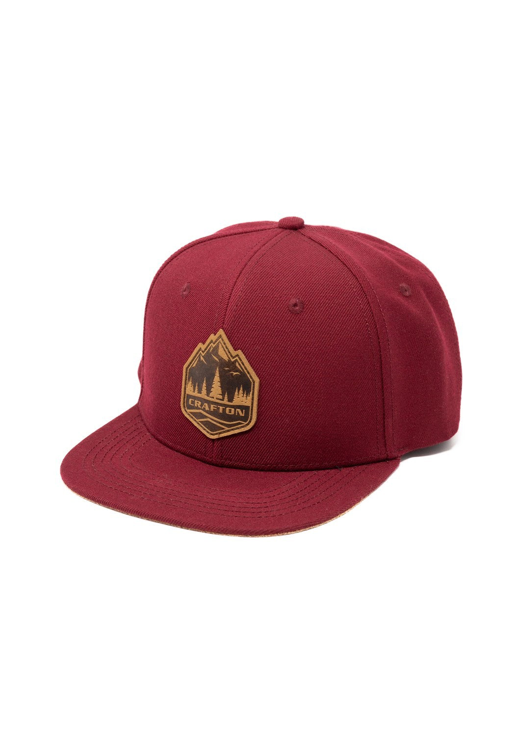 Crafton BIG MOUNTAIN Snapback Cap rot | Bildmaterial bereitgestellt von SHOES.PLEASE.