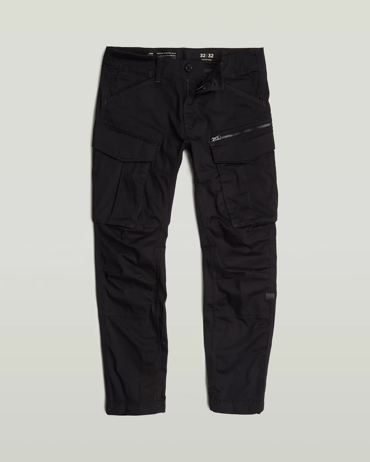 Rovic Zip 3D Tapered Pants dk black | Bildmaterial bereitgestellt von SHOES.PLEASE.