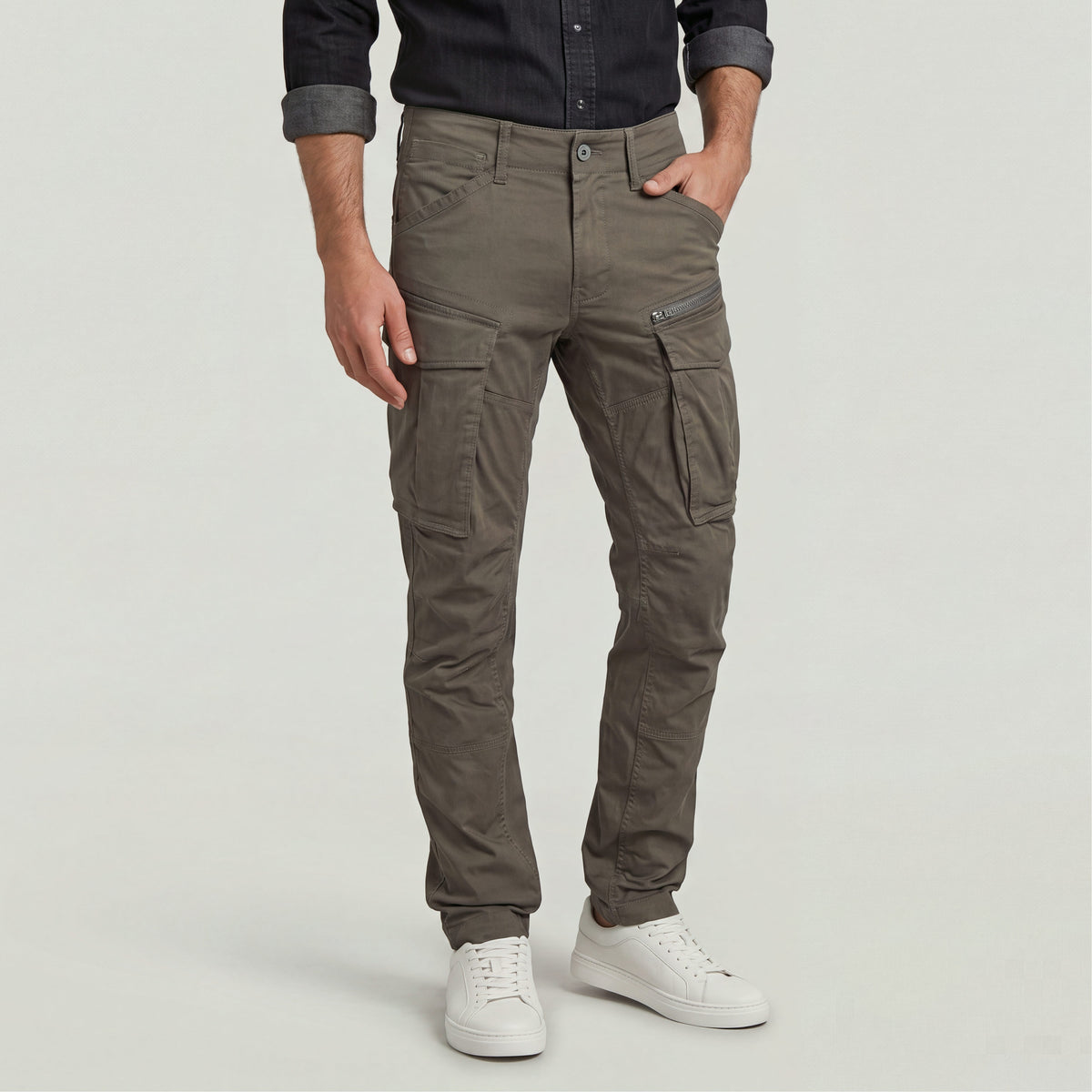Rovic Zip 3D Tapered Pants gs grey | Bildmaterial bereitgestellt von SHOES.PLEASE.