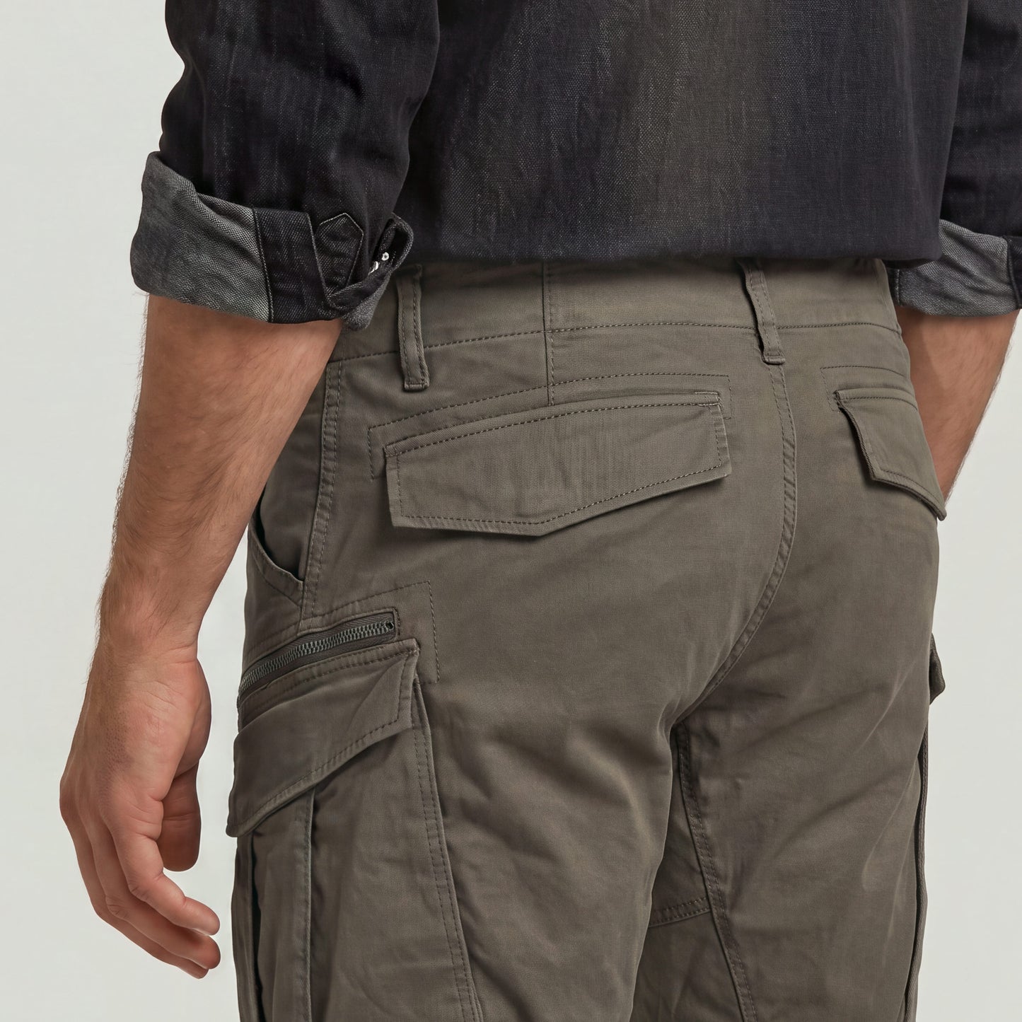 Rovic Zip 3D Tapered Pants gs grey | Bildmaterial bereitgestellt von SHOES.PLEASE.