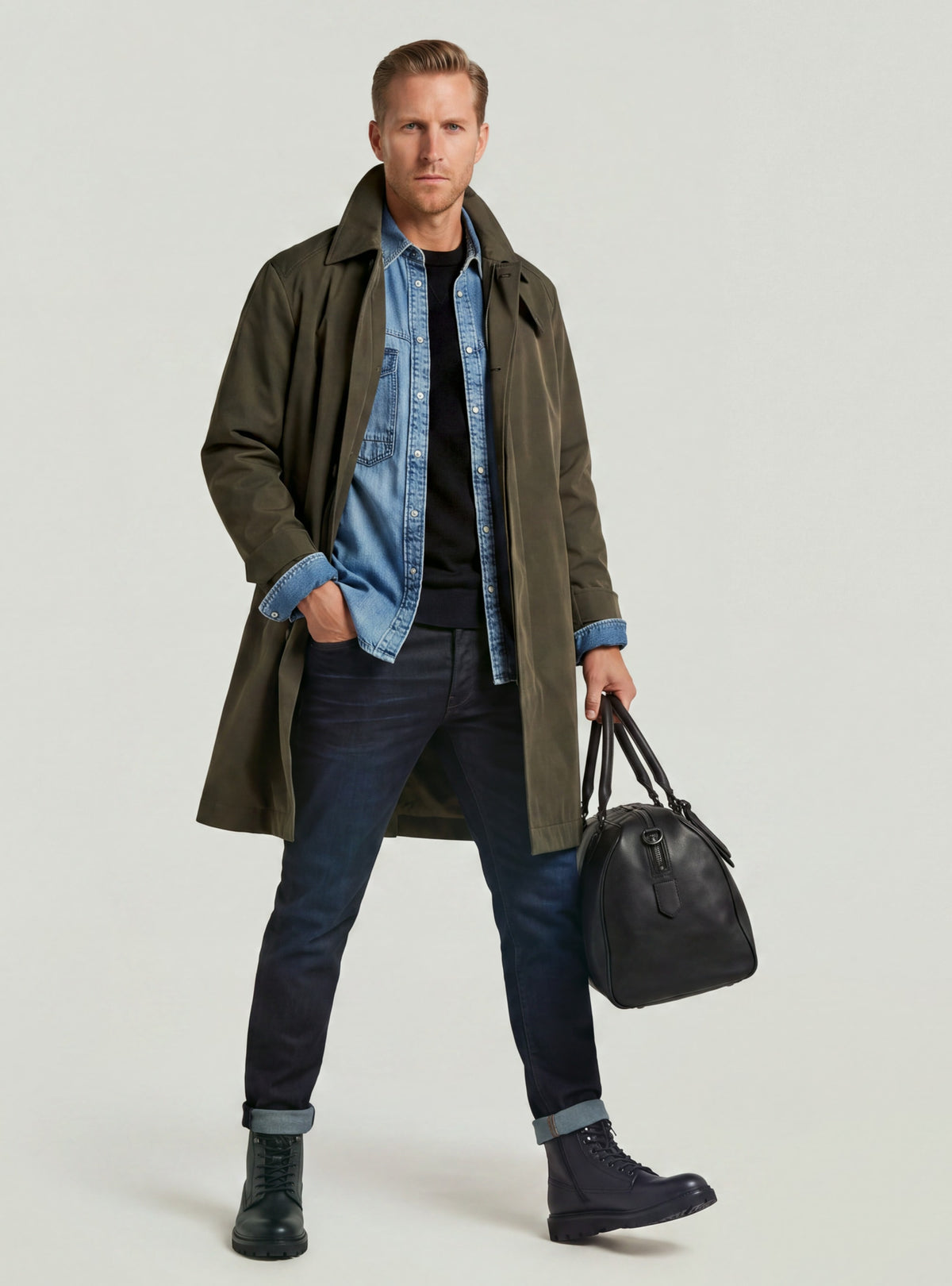 3301 tapered DNM dk aged | Bildmaterial bereitgestellt von SHOES.PLEASE.